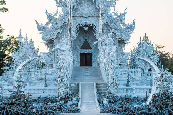 Rong Khun temple in Chiang Rai province, Thailand. - Photo, Image