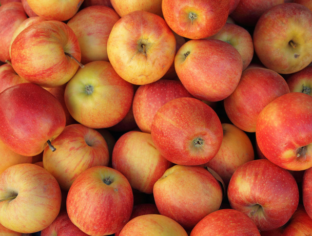 Čerstvá jablka jako pozadí - Fotografie, Obrázek