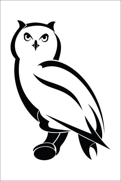 Owl 1 - Вектор,изображение
