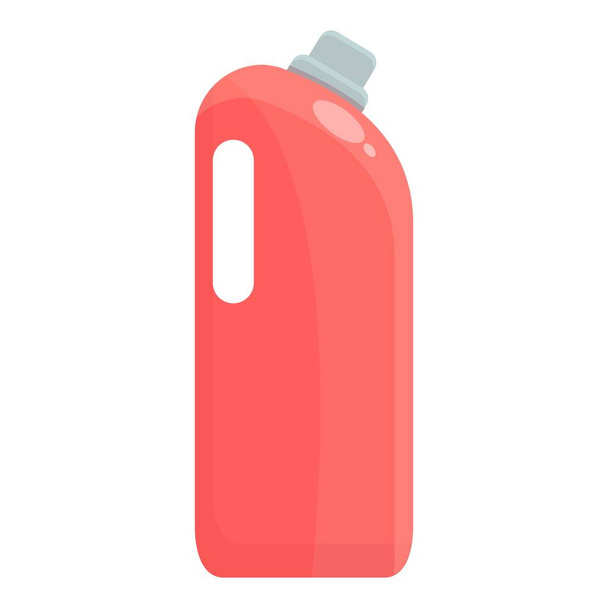 Tisztább palack ikon rajzfilm vektor. Műanyag termék. Permetező tartály - Vektor, kép
