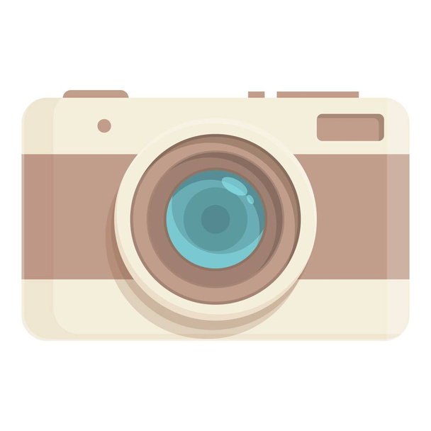 Photography camera icon cartoon vector. Digital photo. Shutter image - Vektor, kép