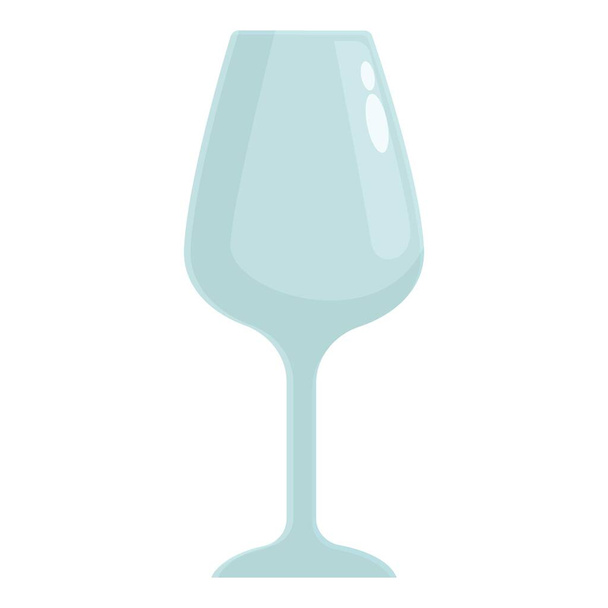 Glass icon cartoon vector. Kitchen equipment. Dinner ceramic - Vector, Imagen