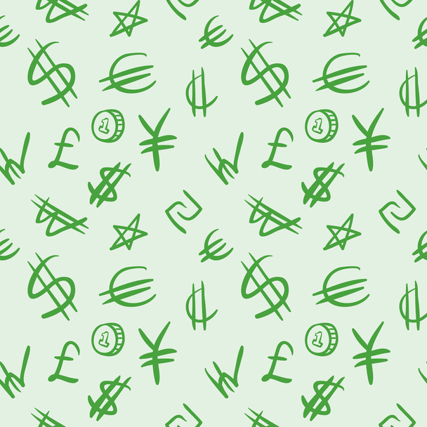Világ pénznem szimbólumok - Vektor, kép