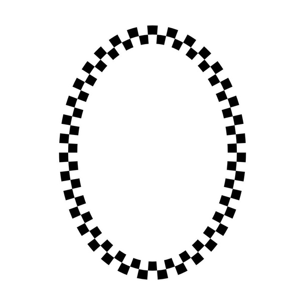 Circle frame round border design shape icon for decorative vintage