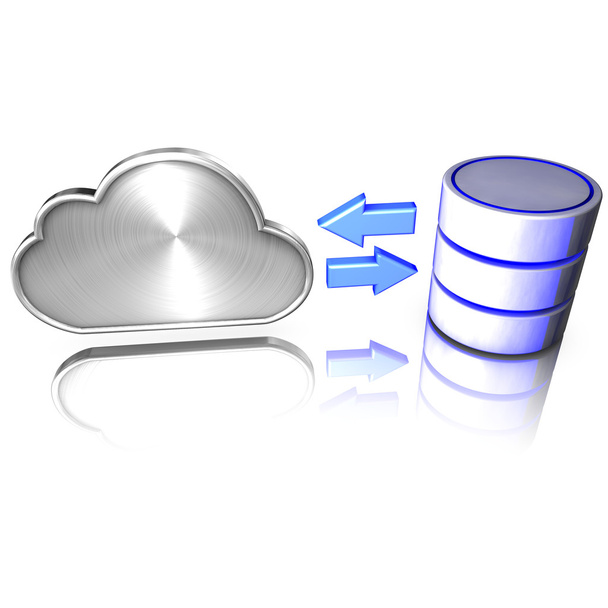 databáze přístup pomocí cloud computing - Fotografie, Obrázek