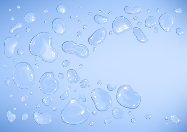 Gotas de agua - Vector, imagen