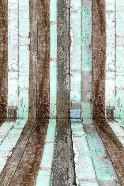 Huoneen näkökulma, Vanha Grunge puinen seinä
 - Valokuva, kuva