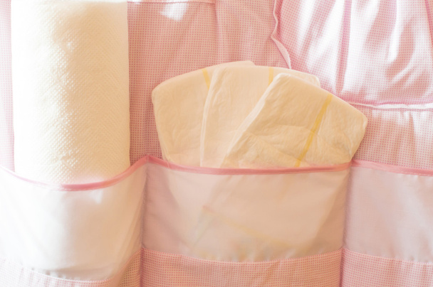 Couches et serviettes pour bébés dans votre poche
  - Photo, image