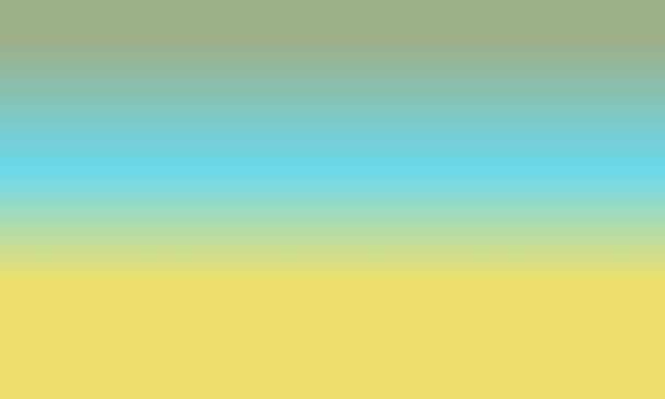 Conception simple vert sauge, cyan et jaune dégradé couleur illustration fond très cool - Photo, image
