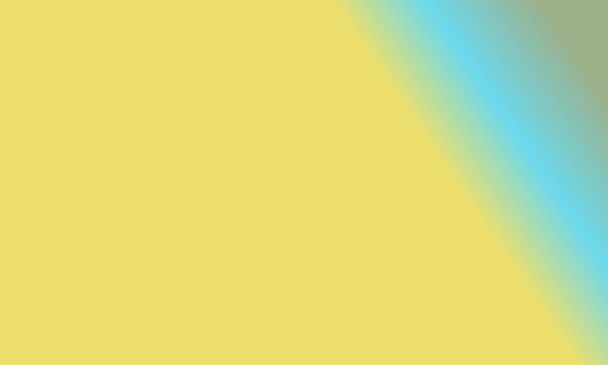 Design egyszerű zsálya zöld, cián és sárga gradiens szín illusztráció háttér nagyon hűvös - Fotó, kép