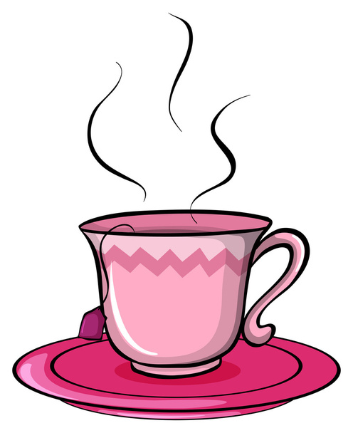 eine Tasse Tee - Vektor, Bild