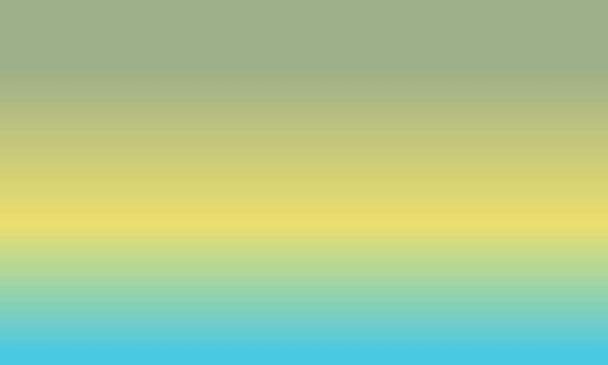 Conception simple vert sauge, cyan et jaune dégradé couleur illustration fond très cool - Photo, image