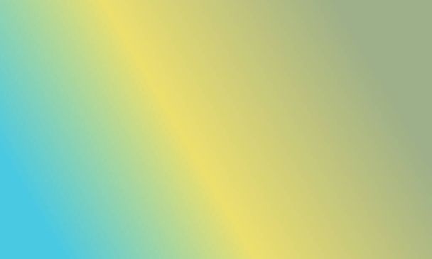 Design egyszerű zsálya zöld, cián és sárga gradiens szín illusztráció háttér nagyon hűvös - Fotó, kép