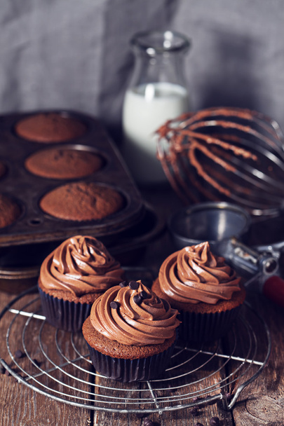 cupcakes au chocolat
 - Photo, image