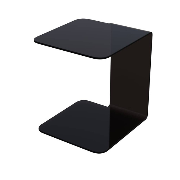 mesas de centro aisladas sobre fondo blanco, ilustración 3D, cg render - Foto, imagen