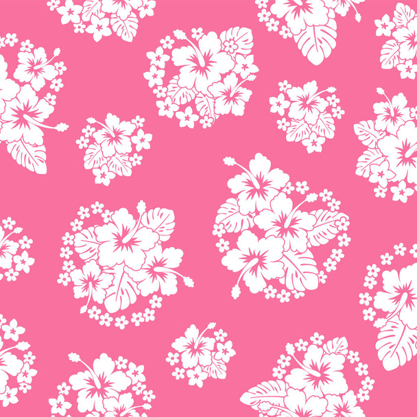 Illustration collection of cute hibiscus, - Vector, afbeelding