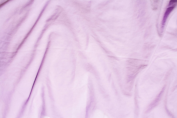 Lavendel laken achtergrond. Platte lay stijl - Foto, afbeelding