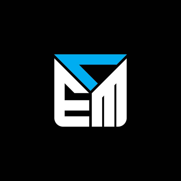CEM dopis logo kreativní design s vektorovou grafikou, CEM jednoduché a moderní logo. CEM luxusní abecední design   - Vektor, obrázek