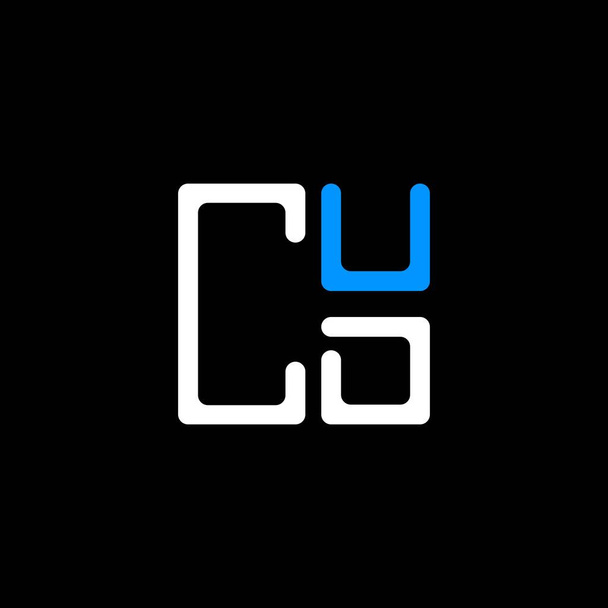 CUD carta logotipo design criativo com gráfico vetorial, logotipo simples e moderno CUD. Projeto de alfabeto de luxo CUD   - Vetor, Imagem