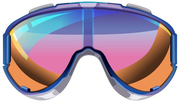 Stylish Ski Sunglasses Vector illustration - Vektör, Görsel