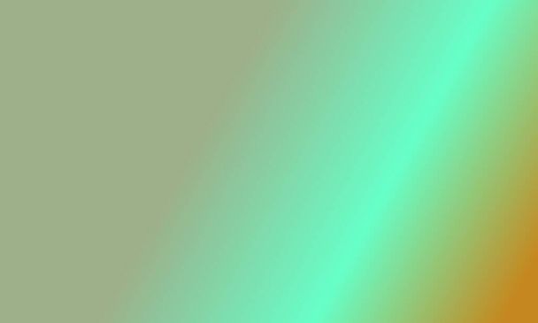 Conception simple vert sauge, cyan et orange dégradé couleur illustration fond très cool - Photo, image
