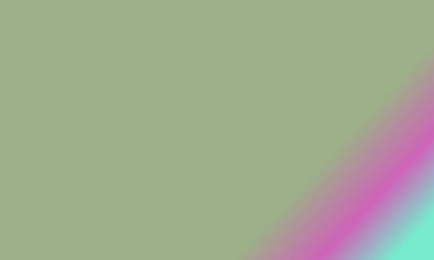 Σχεδιασμός απλό φασκόμηλο πράσινο, κυανό και ροζ κλίση χρώμα εικονογράφηση φόντο πολύ δροσερό - Φωτογραφία, εικόνα