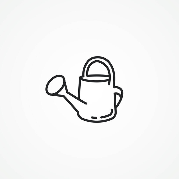 Watering can icon. watering can line icon. - Vektori, kuva