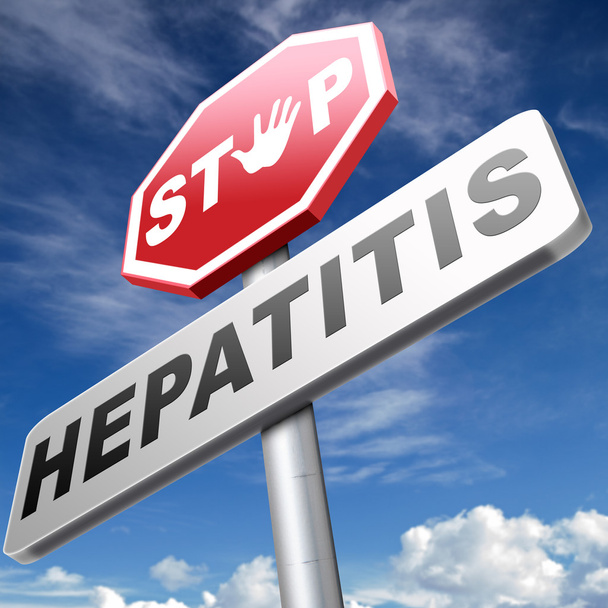 Stop hepatitis sign - Фото, зображення