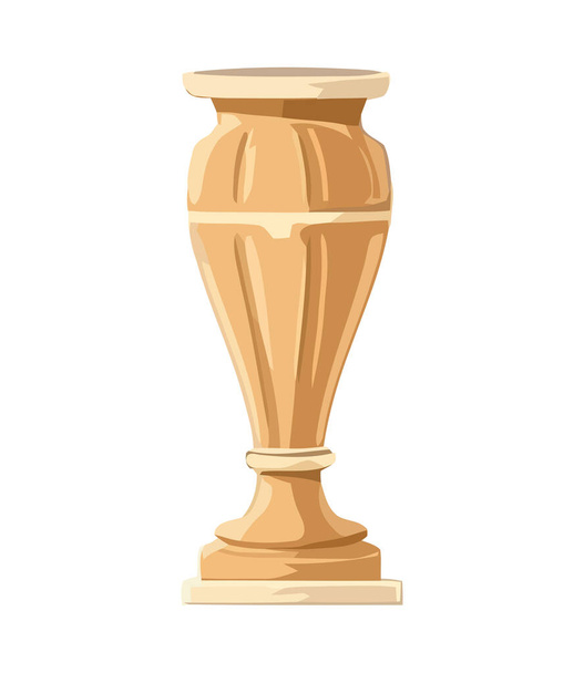 Антична ваза, керамічні вироби, стародавня ізольована ікона
 - Вектор, зображення