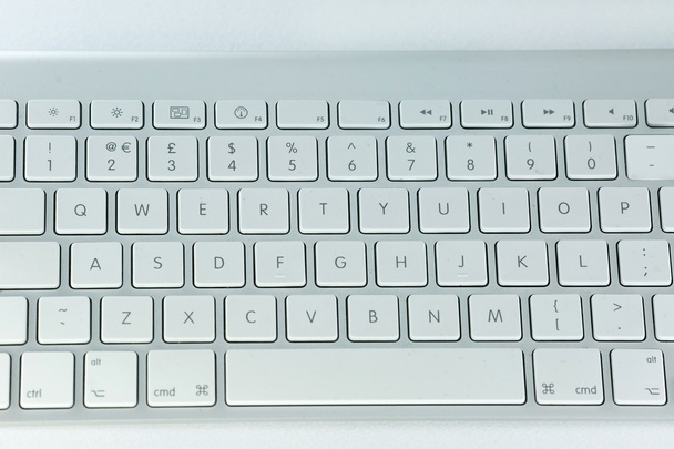 klávesnice počítače. izolované na bílém pozadí - Fotografie, Obrázek