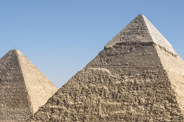 Πυραμίδες του Khafre και Χέοπα, Γκίζα, Αίγυπτος - Φωτογραφία, εικόνα