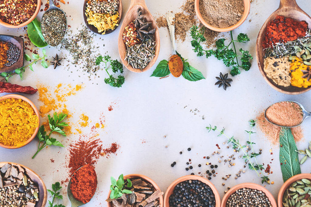 What would a meal be without them. an assortment of spices - Фото, изображение