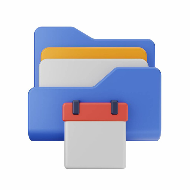 file folder icon, isometric style  - Photo, Image
