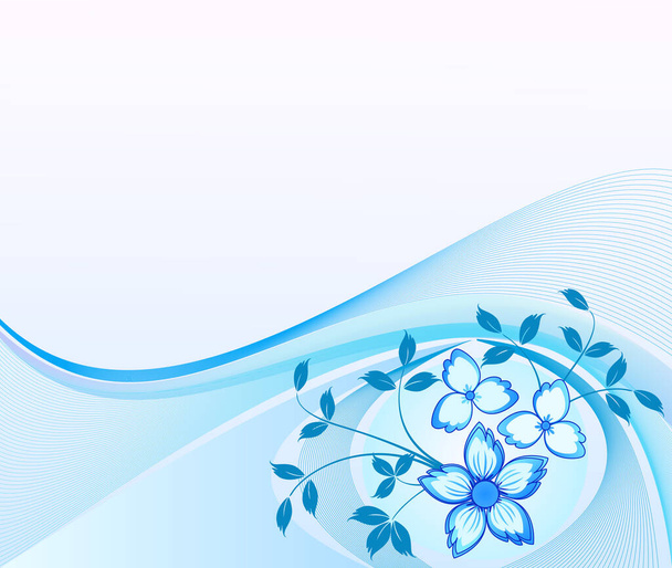 Floral    background - vector image - vector illustration - Vektor, obrázek