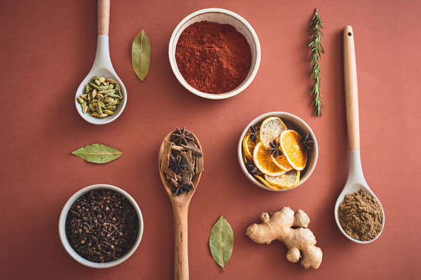Curry and spice and everything thats nice. an assortment of spices - 写真・画像