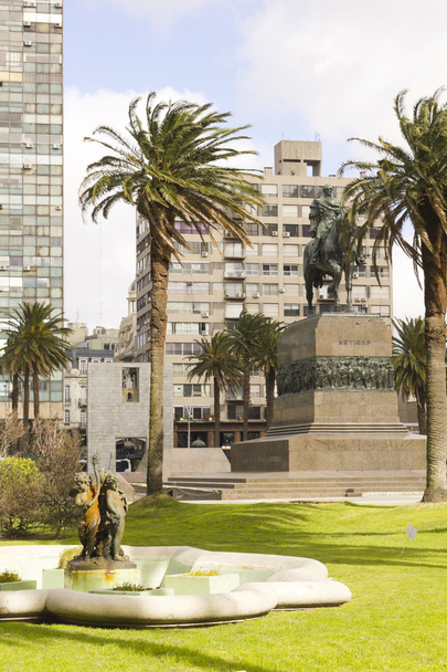 Bağımsızlık Meydanı, Montevideo, Uruguay - Fotoğraf, Görsel