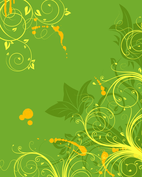 Floral vector illustration. Suits well for design. - Vector, Image