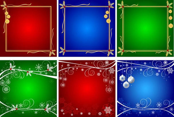 Christmas abstract Background image - color illustration - Vetor, Imagem