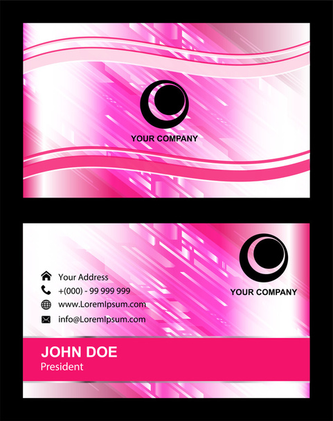 Beauty Business card design - Vector, Image