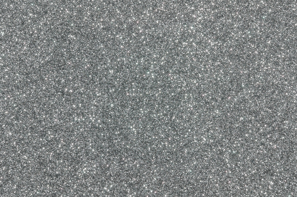Ασημί glitter υφή φόντο - Φωτογραφία, εικόνα