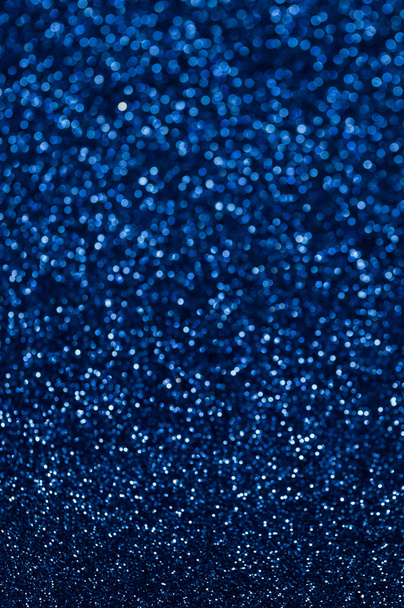 defocused abstract navy blue lights background - 写真・画像