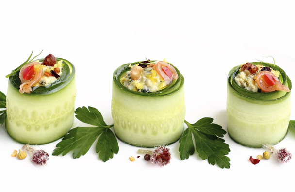 Salatalık ruloları - Fotoğraf, Görsel