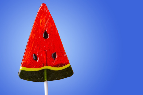 lollipop in the form of a watermelon  - Foto, imagen
