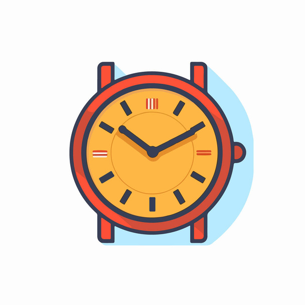 alarm clock flat icon  - Vektori, kuva
