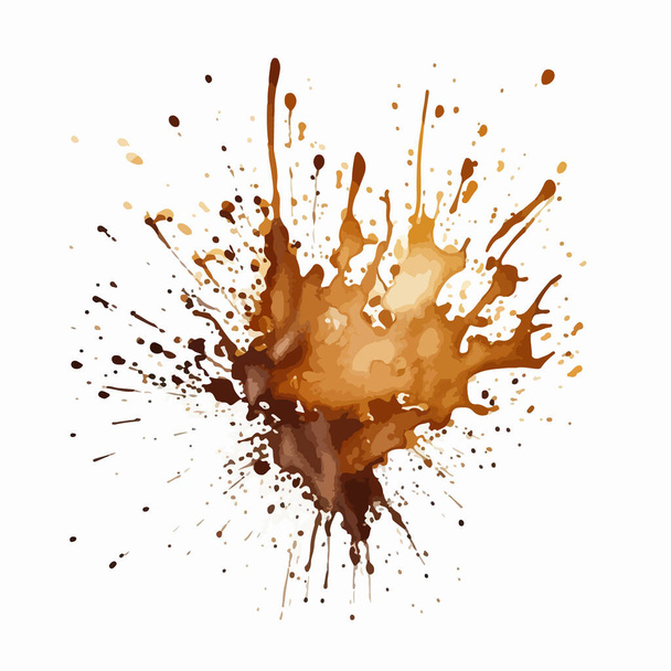 abstract splash of coffee  - Vektori, kuva