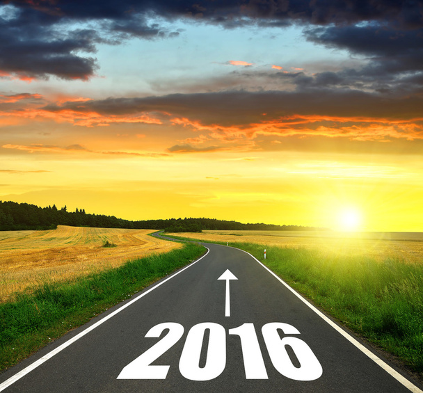 Προς τα εμπρός για το νέο έτος 2016 - Φωτογραφία, εικόνα