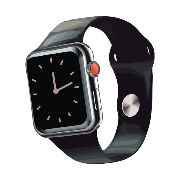 Modern wristwatch countdown time icon isolated design - Вектор, зображення