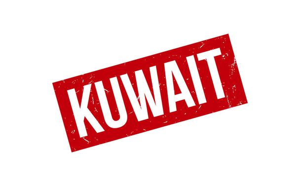 Kuwait Rubber Stamp Seal Vector - Vector, afbeelding
