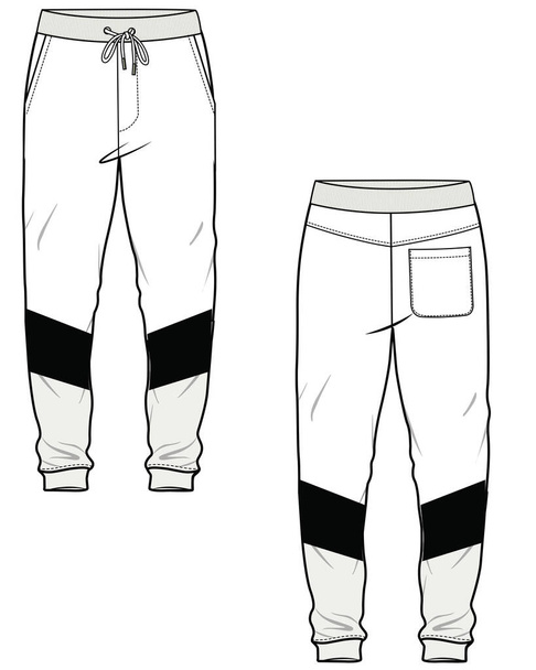 jogger pants vector design template.  - Vetor, Imagem