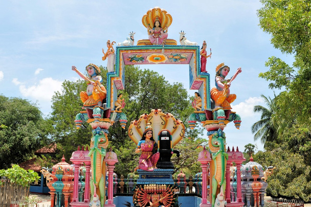 Świątynia hinduistyczna w wyspie świątyni, Sri Lanka - Zdjęcie, obraz
